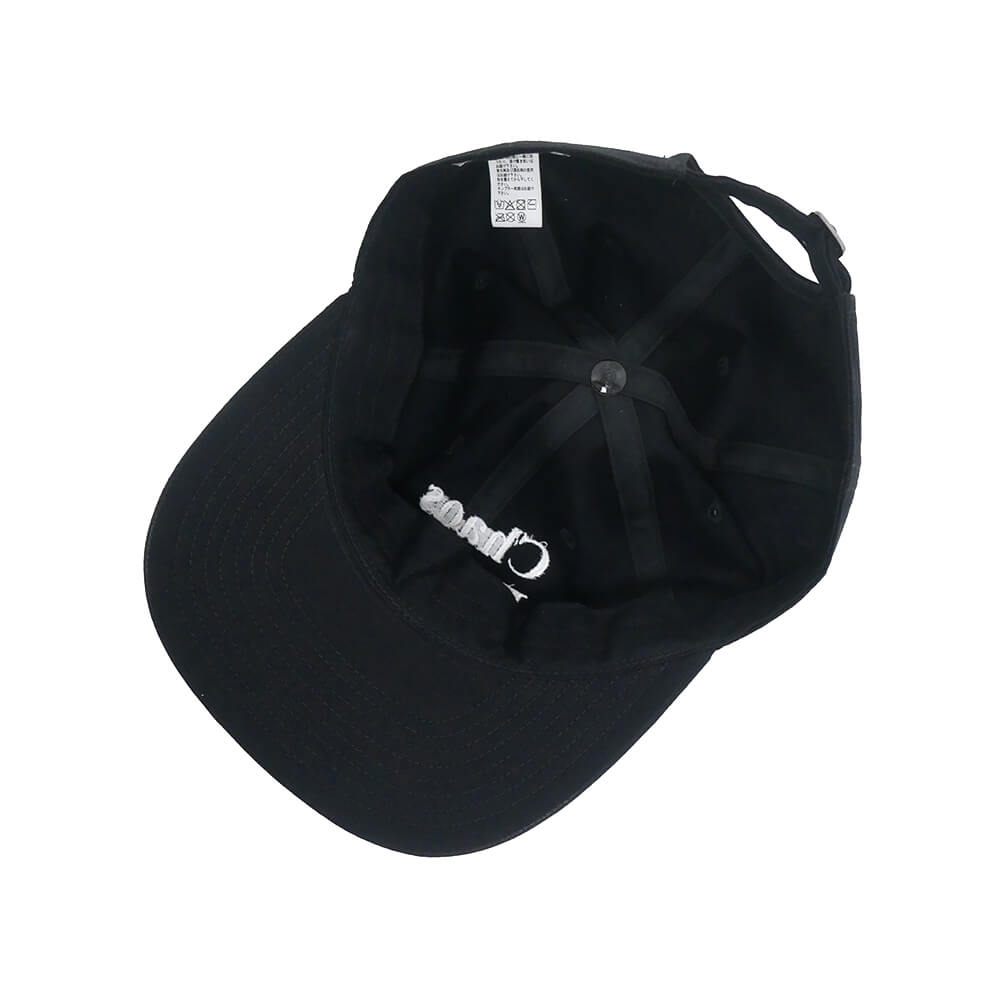 CHAOS FISHING CLUB CAP カオスフィッシングクラブ キャップ LOGO BLACK スケートボード スケボー 3