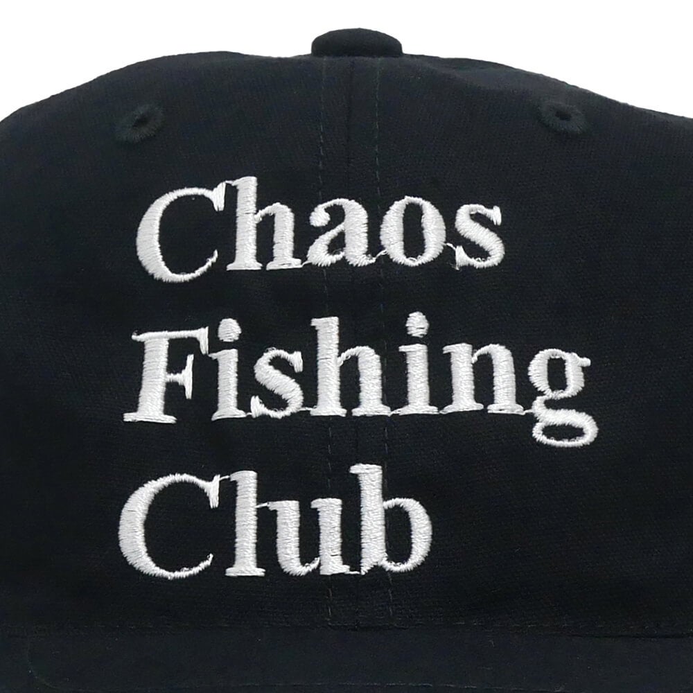 CHAOS FISHING CLUB CAP カオスフィッシングクラブ キャップ LOGO BLACK スケートボード スケボー 4