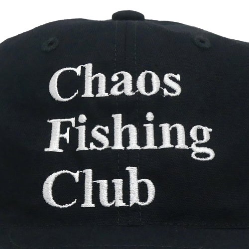 CHAOS FISHING CLUB CAP カオスフィッシングクラブ キャップ LOGO BLACK スケートボード スケボー 4
