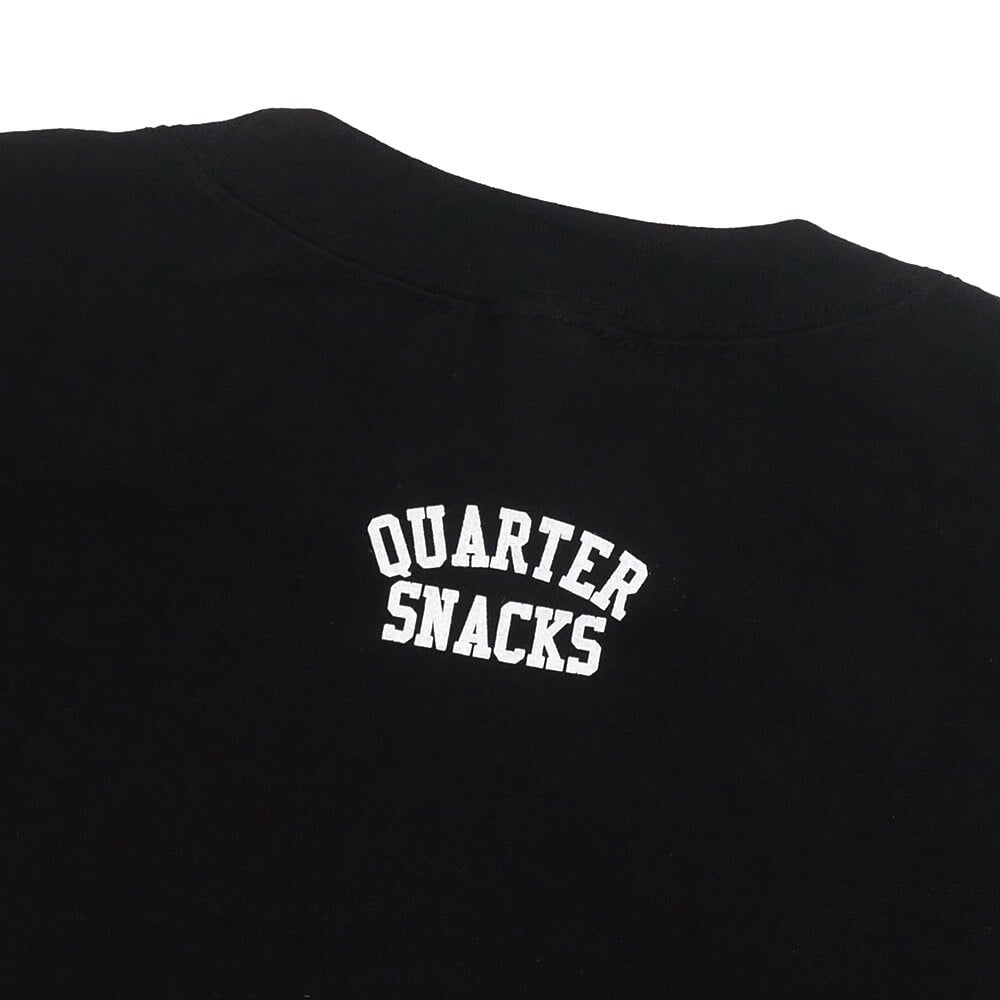 QUARTERSNACKS T-SHIRT クウォータースナックス Tシャツ BIG SNACKMAN BLACK スケートボード スケボー 2