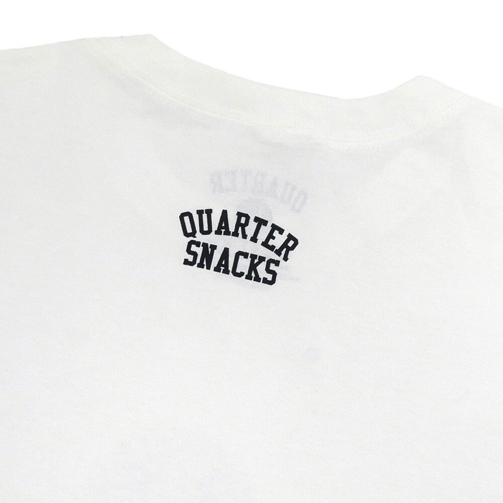 QUARTERSNACKS T-SHIRT クウォータースナックス Tシャツ BIG SNACKMAN WHITE スケートボード スケボー 2