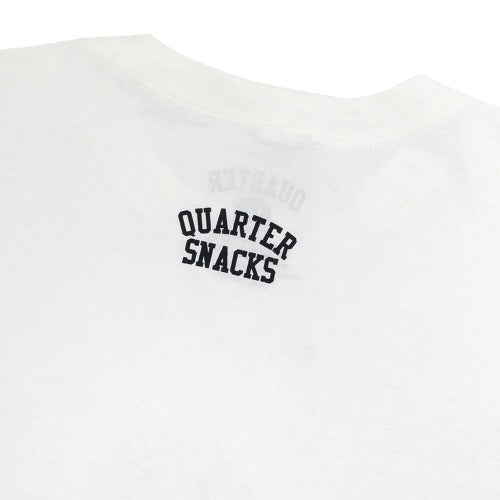 QUARTERSNACKS T-SHIRT クウォータースナックス Tシャツ BIG SNACKMAN WHITE スケートボード スケボー 2