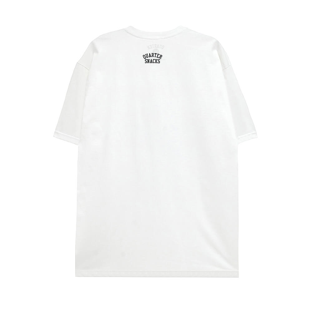 QUARTERSNACKS T-SHIRT クウォータースナックス Tシャツ BIG SNACKMAN WHITE スケートボード スケボー 3
