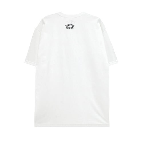 QUARTERSNACKS T-SHIRT クウォータースナックス Tシャツ BIG SNACKMAN WHITE スケートボード スケボー 3