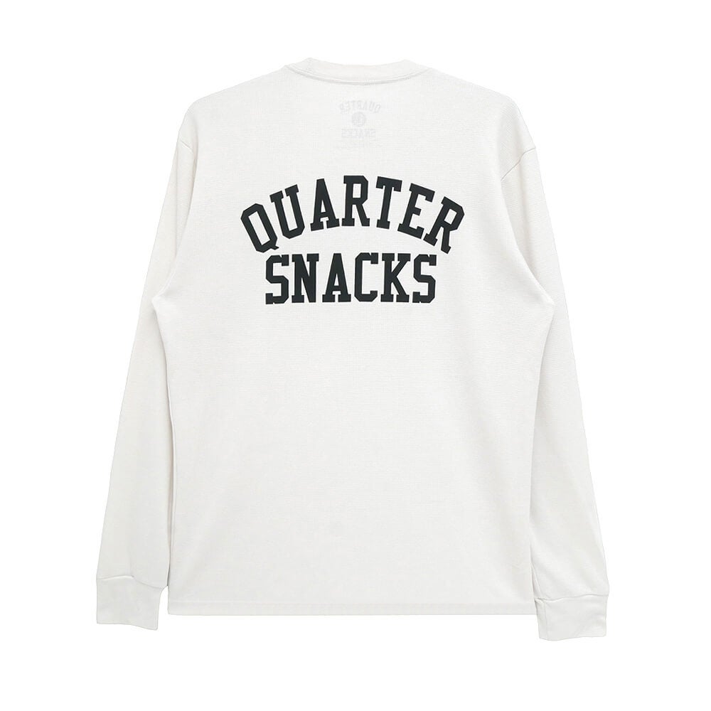 QUARTERSNACKS LONG SLEEVE クウォータースナックス ロングスリーブTシャツ PRINTED THERMAL BONE スケートボード スケボー 