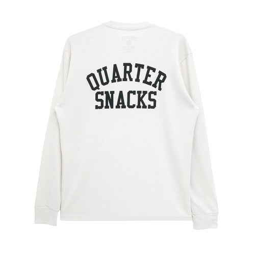 QUARTERSNACKS LONG SLEEVE クウォータースナックス ロングスリーブTシャツ PRINTED THERMAL BONE スケートボード スケボー 