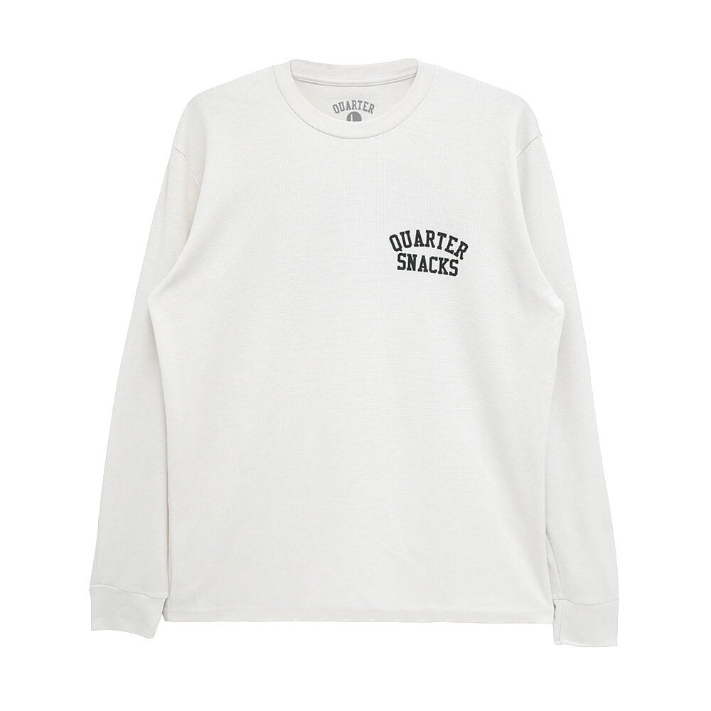 QUARTERSNACKS LONG SLEEVE クウォータースナックス ロングスリーブTシャツ PRINTED THERMAL BONE スケートボード スケボー 1
