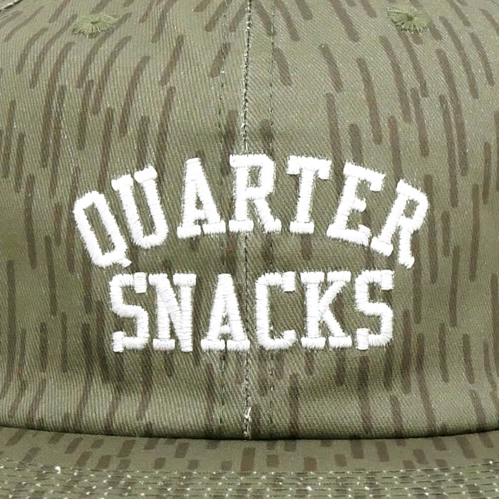 QUARTERSNACKS CAP クウォータースナックス キャップ ARCH RAINDROP OLIVE スケートボード スケボー 5