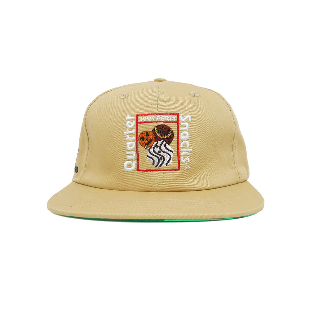 QUARTERSNACKS CAP クウォータースナックス キャップ PARTY TAN スケートボード スケボー 1