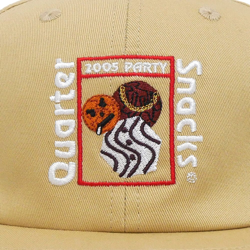 QUARTERSNACKS CAP クウォータースナックス キャップ PARTY TAN スケートボード スケボー 5