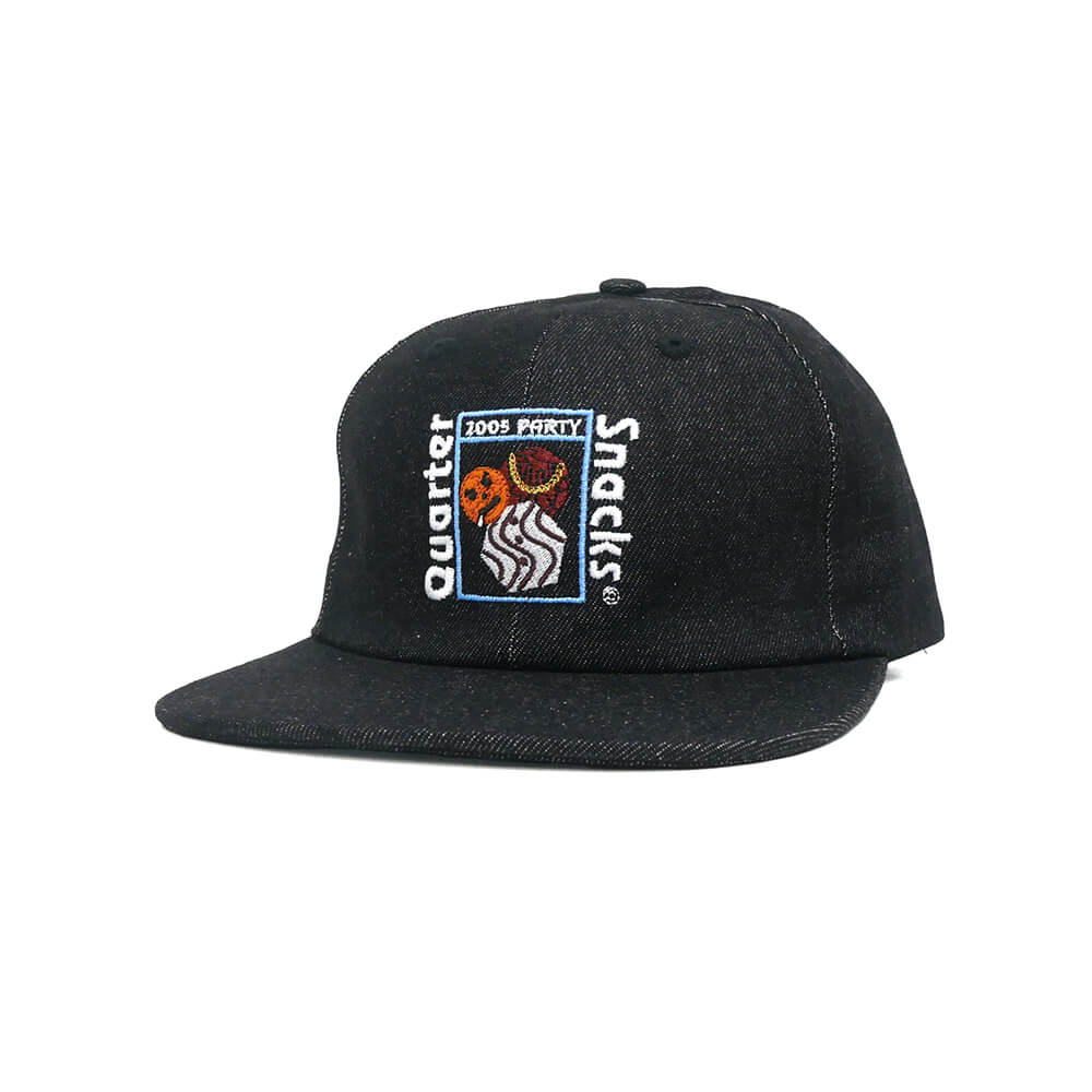 QUARTERSNACKS CAP クウォータースナックス キャップ PARTY DENIM スケートボード スケボー 