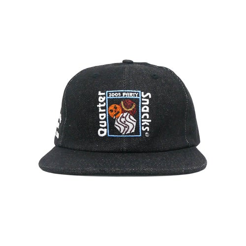 QUARTERSNACKS CAP クウォータースナックス キャップ PARTY DENIM スケートボード スケボー 1