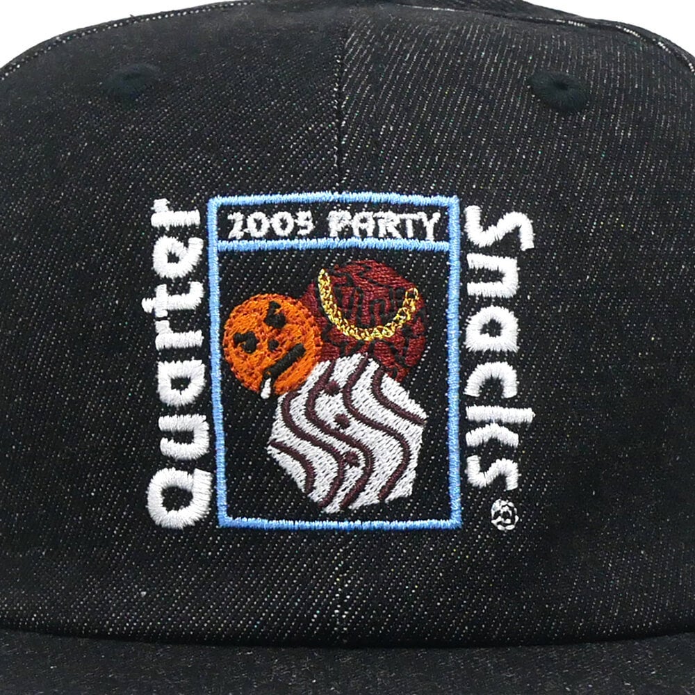 QUARTERSNACKS CAP クウォータースナックス キャップ PARTY DENIM スケートボード スケボー 5