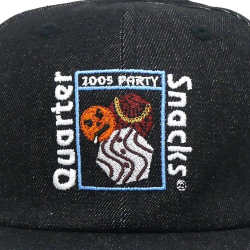 QUARTERSNACKS CAP クウォータースナックス キャップ PARTY DENIM スケートボード スケボー 5