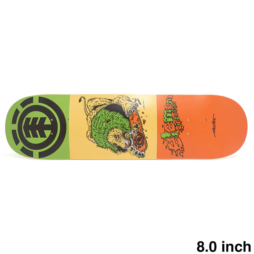 ELEMENT DECK エレメント デッキ TEAM HIROTTON LION 8.0 スケートボード スケボー 1