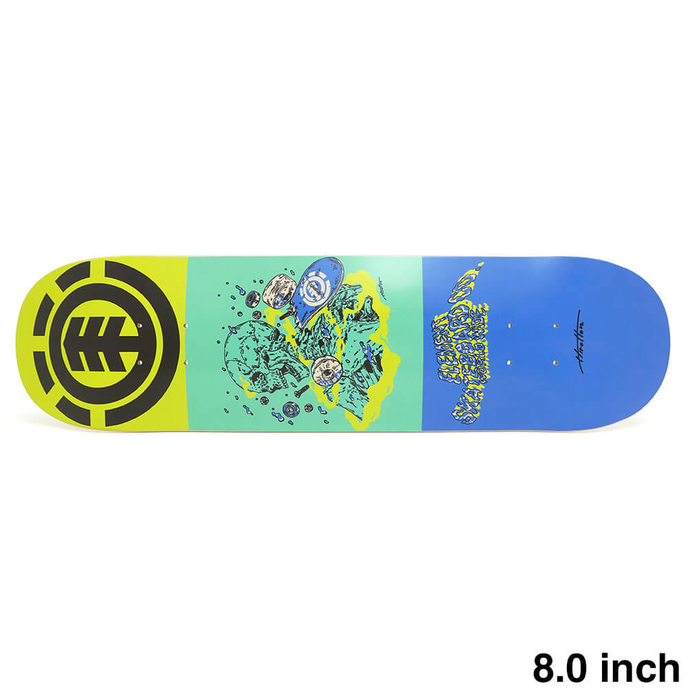 ELEMENT DECK エレメント デッキ TEAM HIROTTON SKULL 8.0 スケートボード スケボー 1