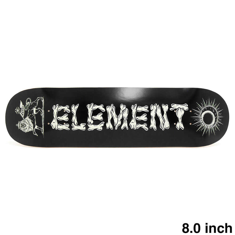 ELEMENT DECK エレメント デッキ TEAM SKELTON ELEMENT 8.0 スケートボード スケボー 1