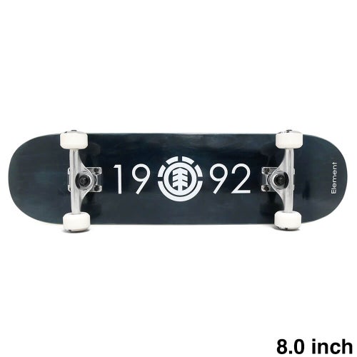 防水ケース付き ELEMENT エレメント コンプリートセット スケートボード完成品 PL 1992 BLACK PLY 8.0 スケートボード スケボー 1