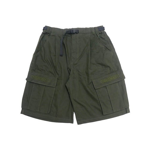 INDEPENDENT SHORTS インディペンデント ショーツ LTD BASEPLATE CARGO ARMY GREEN スケートボード スケボー 