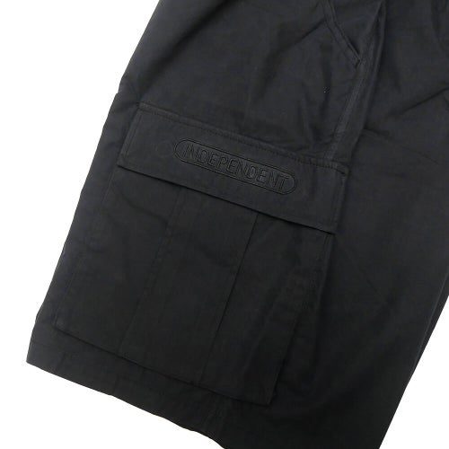 INDEPENDENT SHORTS インディペンデント ショーツ LTD BASEPLATE CARGO BLACK スケートボード スケボー 6