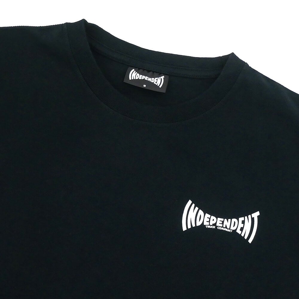  INDEPENDENT T-SHIRT インディペンデント Tシャツ LTD SPAN AOTS BLACK スケートボード スケボー 2