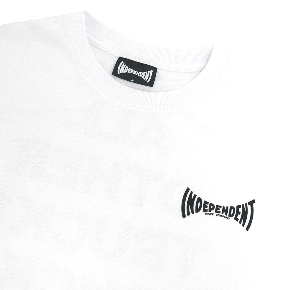  INDEPENDENT T-SHIRT インディペンデント Tシャツ LTD SPAN AOTS WHITE スケートボード スケボー 2