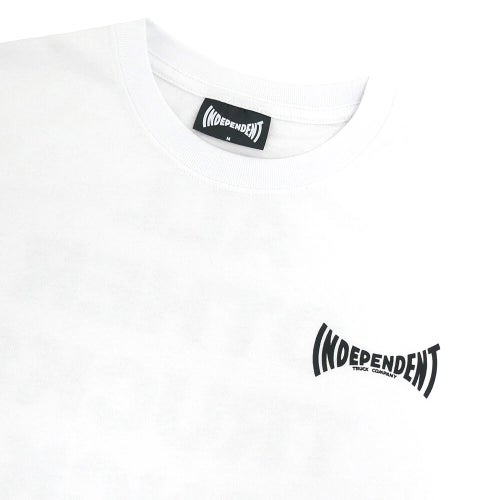  INDEPENDENT T-SHIRT インディペンデント Tシャツ LTD SPAN AOTS WHITE スケートボード スケボー 2