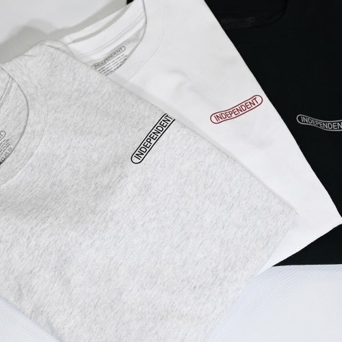  INDEPENDENT T-SHIRT インディペンデント Tシャツ LTD BASEPLATE 3 PACK WHITE/BLACK/GREY スケートボード スケボー 7