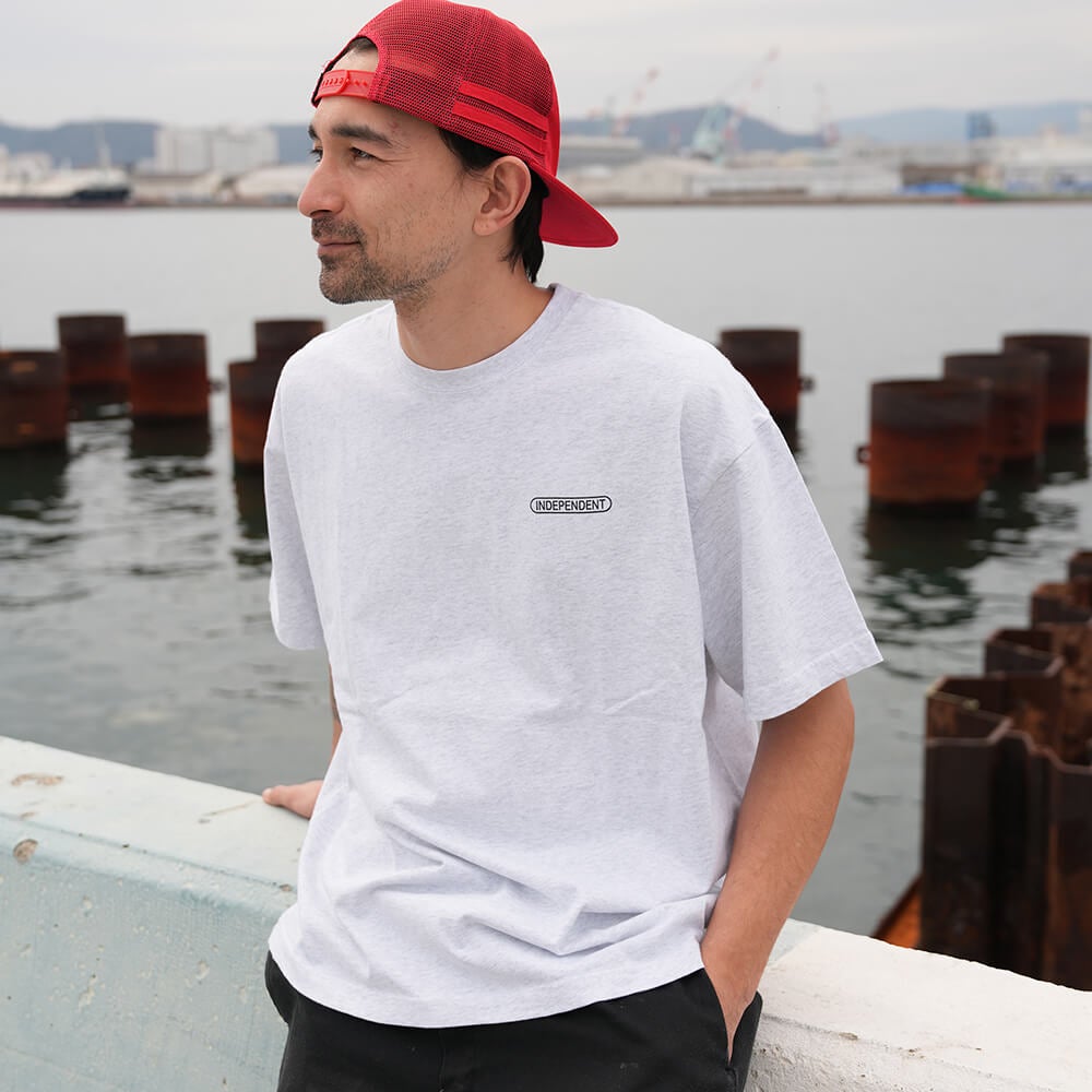  INDEPENDENT T-SHIRT インディペンデント Tシャツ LTD BASEPLATE 3 PACK WHITE/BLACK/GREY スケートボード スケボー 8