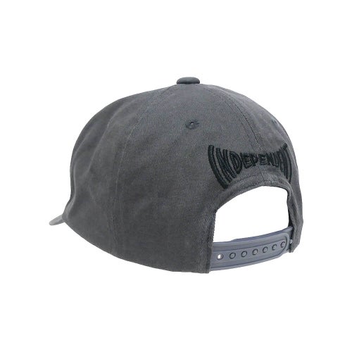  INDEPENDENT CAP インディペンデント キャップ LTD SPAN AOTS 5 PANEL SNAPBACK CHARCOAL スケートボード スケボー 2