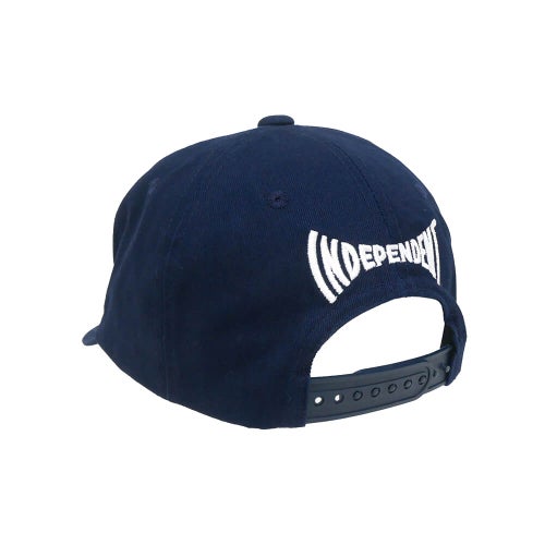  INDEPENDENT CAP インディペンデント キャップ LTD SPAN AOTS 5 PANEL SNAPBACK NAVY スケートボード スケボー 2