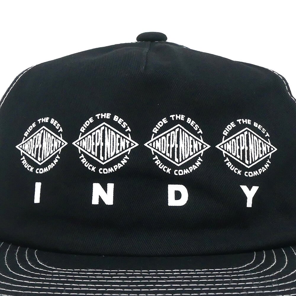  INDEPENDENT MESHCAP インディペンデント メッシュキャップ LTD SUMMIT SEAL INDY MESH BLACK スケートボード スケボー 5
