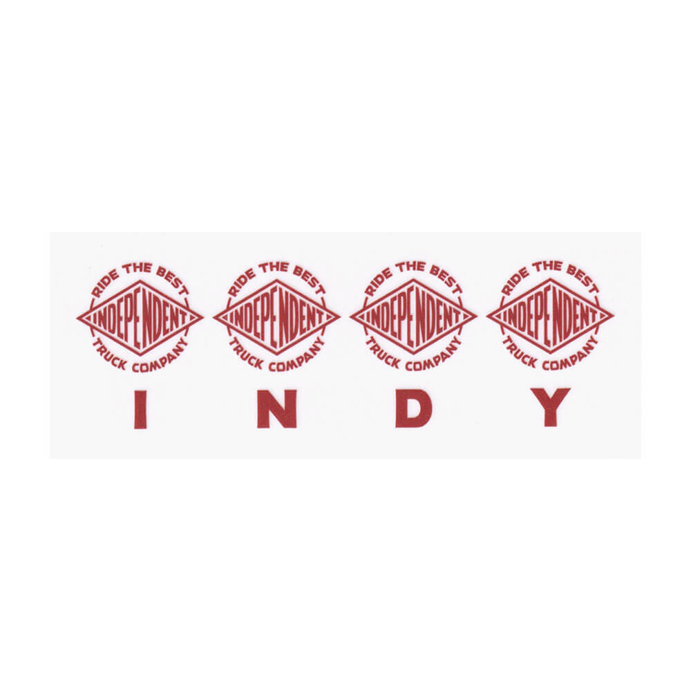 INDEPENDENT STICKER インディペンデント ステッカー LTD SUMMIT SEAL RED スケートボード スケボー