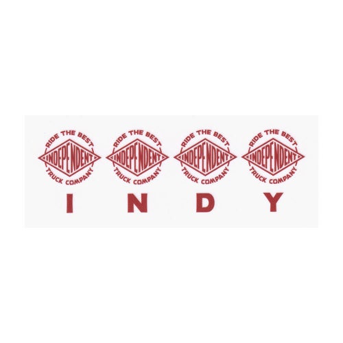 INDEPENDENT STICKER インディペンデント ステッカー LTD SUMMIT SEAL RED スケートボード スケボー