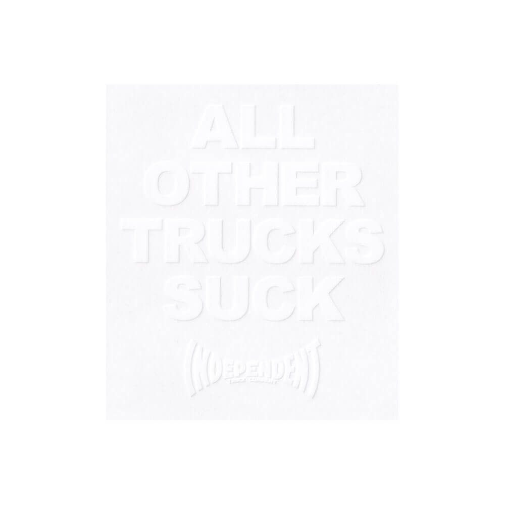 INDEPENDENT STICKER インディペンデント ステッカー LTD SPAN AOTS WHITE スケートボード スケボー