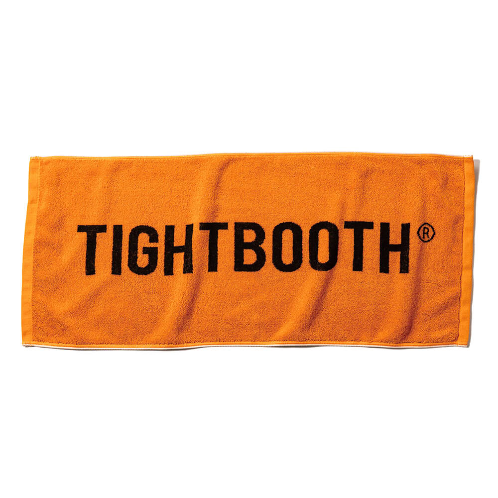 TIGHTBOOTH（TBPR）TOWEL タイトブース タオル JACQUARD FACE TOWEL ORANGE スケートボード スケボー 1