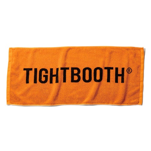 TIGHTBOOTH（TBPR）TOWEL タイトブース タオル JACQUARD FACE TOWEL ORANGE スケートボード スケボー 1