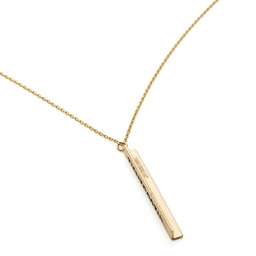 TIGHTBOOTH（TBPR）NECKLACE タイトブース ネックレス ANGLE IRON NECKLACE BRASS GOLD スケートボード スケボー 5