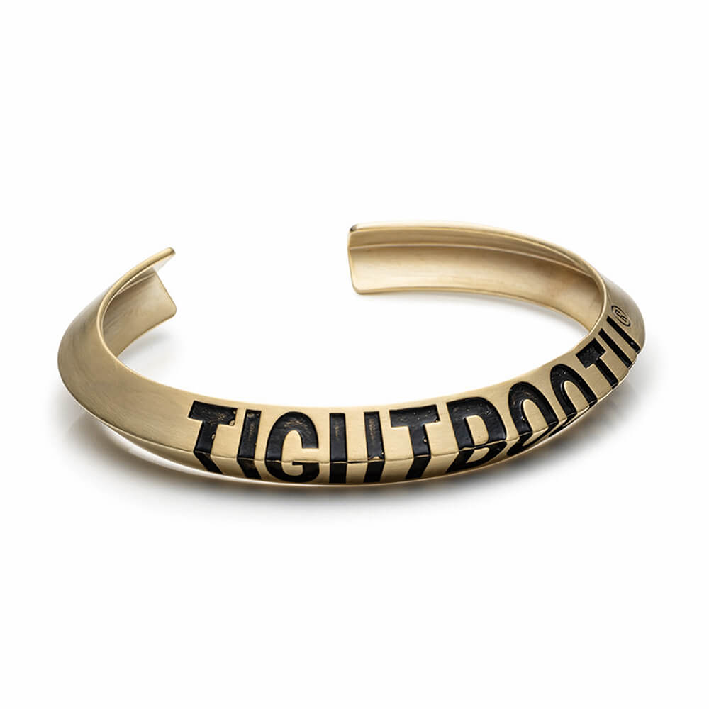 TIGHTBOOTH（TBPR）BANGLE タイトブース バングル ANGLE IRON BANGLE BRASS GOLD スケートボード スケボー 4