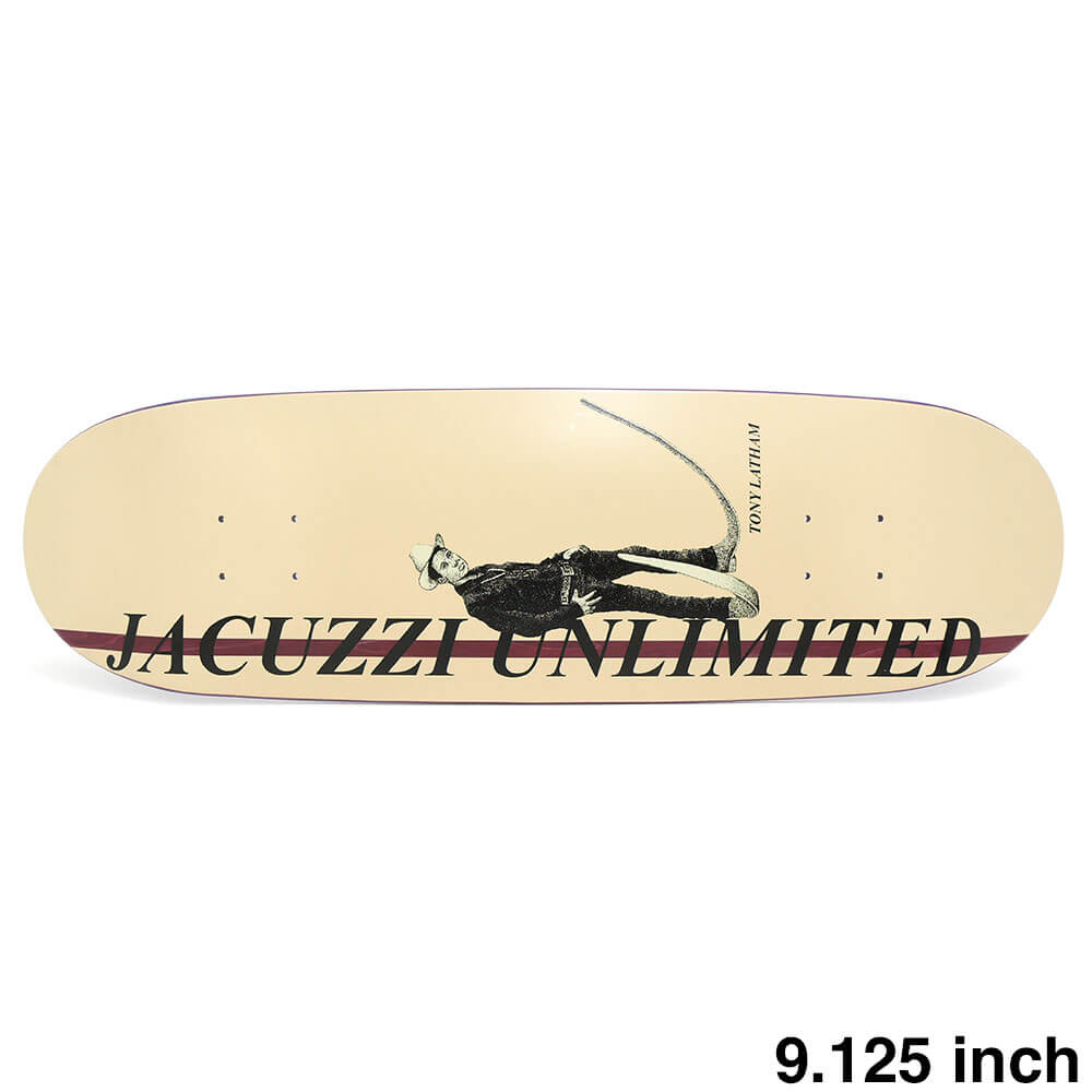 JACUZZI DECK ジャグジー デッキ TONY LATHAM BOOTS 9.125 EGG SHAPE EPOXY 7 スケートボード スケボー 1