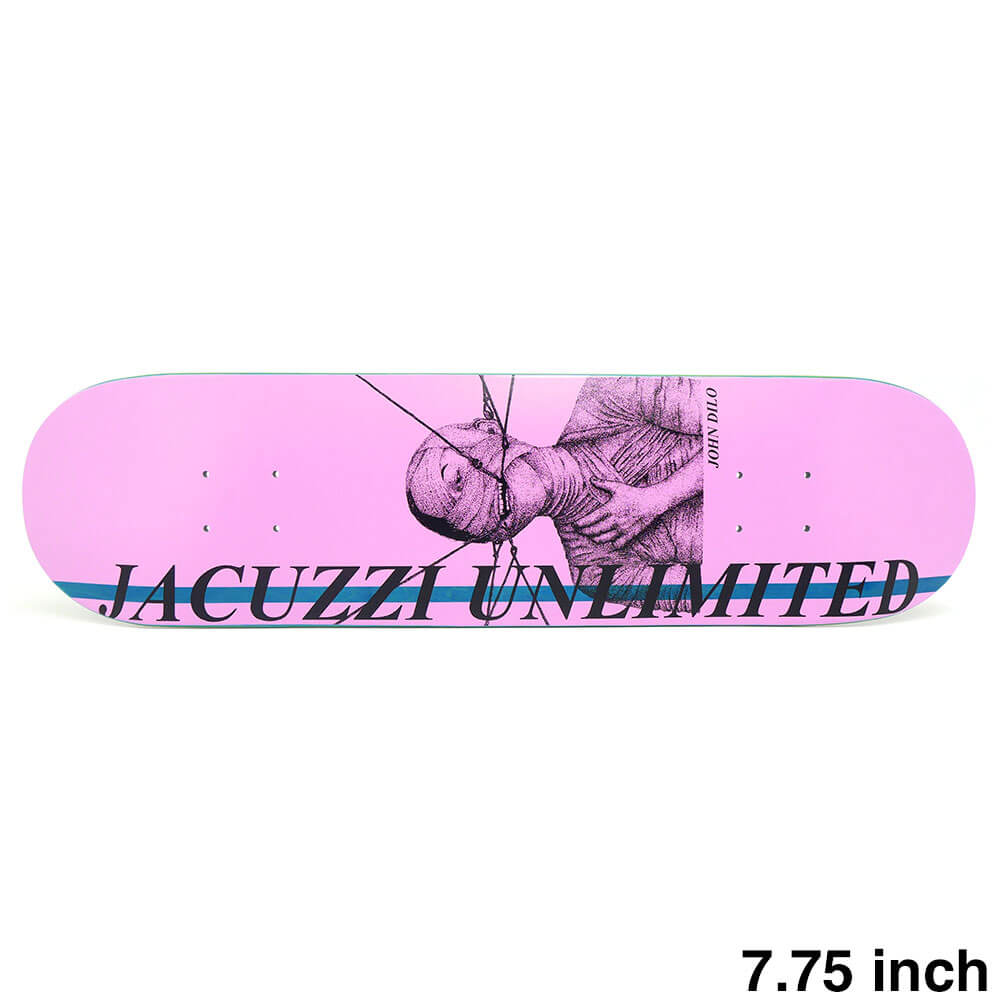 新品　未使用　スケボー デッキ 7.75　テープ貼付 JACUZZI ジャグジー スケートボード