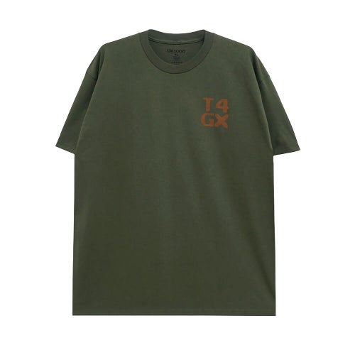 GX1000 T-SHIRT ジーエックス1000 Tシャツ T4 DESERT GREEN スケートボード スケボー 1
