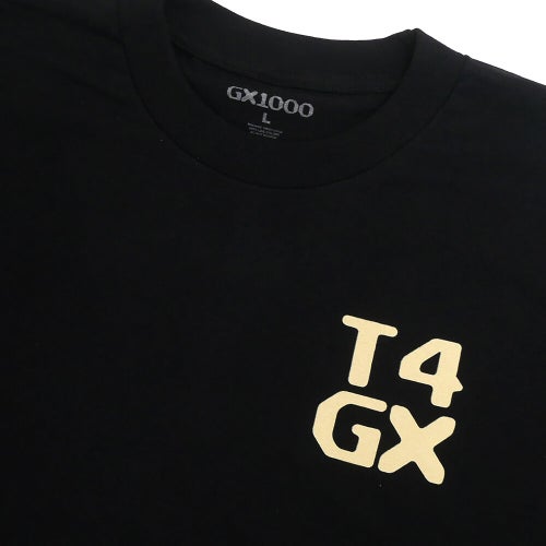 GX1000 T-SHIRT ジーエックス1000 Tシャツ T4 BLACK スケートボード スケボー 2