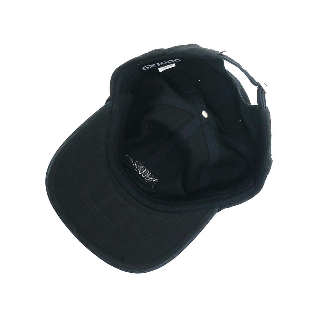 GX1000 CAP ジーエックス1000 キャップ TAG WASHED BLACK スケートボード スケボー 3