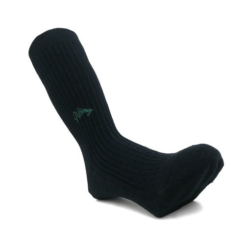 WHIMSY SOCKS ウィムジー ソックス 靴下 EMJAY BLACK/GREEN スケートボード スケボー 