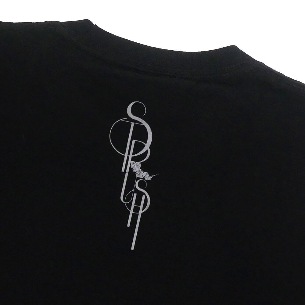 STRUSH T-SHIRT ストラッシュ Tシャツ SMOKE LOGO BLACK スケートボード スケボー 2