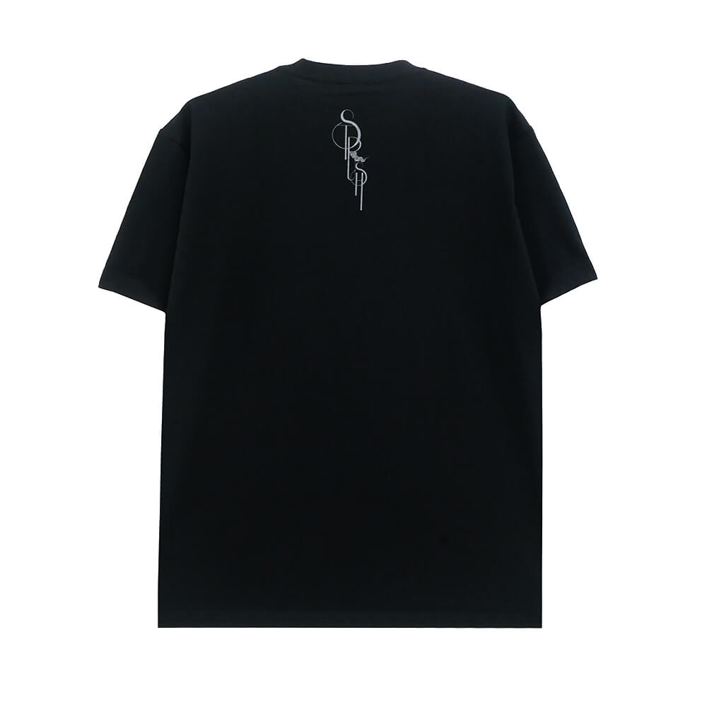 STRUSH T-SHIRT ストラッシュ Tシャツ SMOKE LOGO BLACK スケートボード スケボー 3
