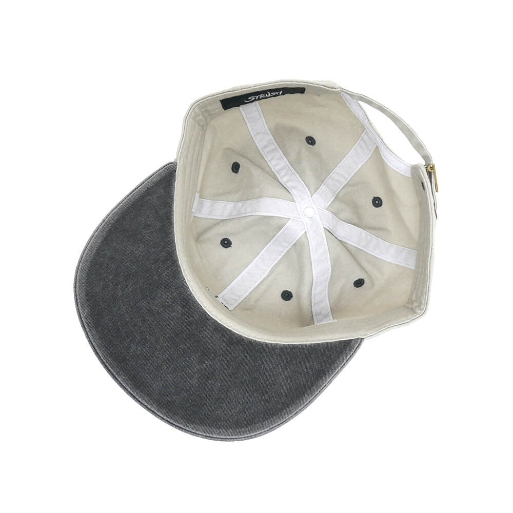 STRUSH CAP ストラッシュ キャップ SCRIPT PIGMENT TWO TONE GREY/BLACK スケートボード スケボー 3