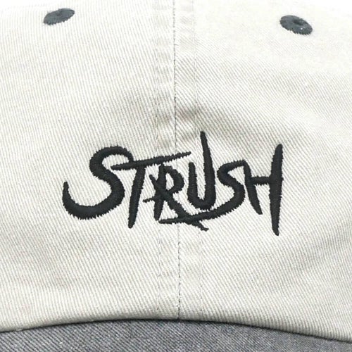 STRUSH CAP ストラッシュ キャップ SCRIPT PIGMENT TWO TONE GREY/BLACK スケートボード スケボー 4