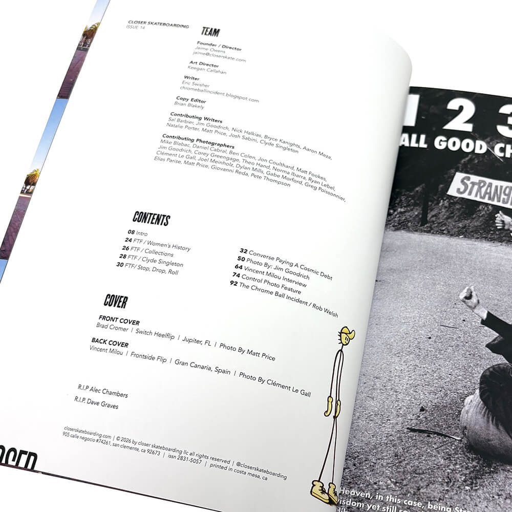 CLOSER クローザー 雑誌 VOLUME 4.2 ISSUE 14 スケートボード スケボー 02